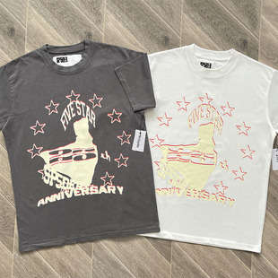 TEE Sp5der worldwide 555555 T恤 星星印花休闲短袖