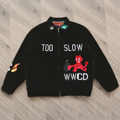 too slow souvenir CPFM.XYZ jacket 绒面刺绣重工纪念品夹克外套