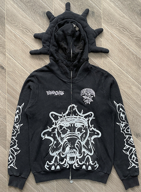 Glo Gang Eroded Glo Thermal Hoodie 饮料卡通休闲洗水连帽卫衣
