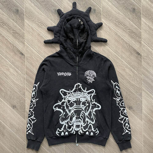 Glo Gang Eroded Glo Thermal Hoodie 饮料卡通休闲洗水连帽卫衣