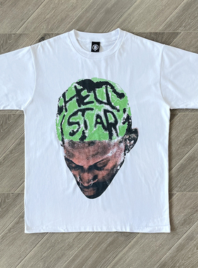 Hellstar Studios Rodman Green Tee欧美高街潮流男女短袖T恤