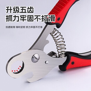 家用省力田螺剪尾器田螺剪 新款快速加厚不锈钢田螺剪尾专用剪刀