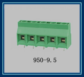 KF950-9.5间距螺钉式PCB接线端子2/3位可拼接