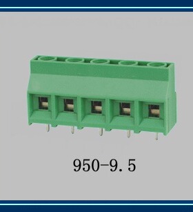 KF950-9.5间距螺钉式PCB接线端子2/3位可拼接