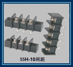 KF55H-10MM间距栏栅式接线端子可做加耳朵