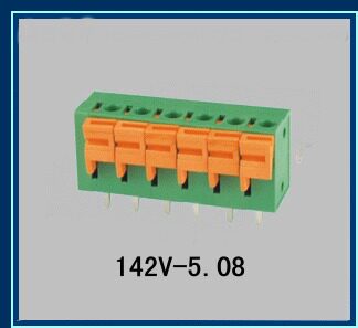 KF142V-5.08免螺丝式快速弹簧式PCB接线端子多少位都有