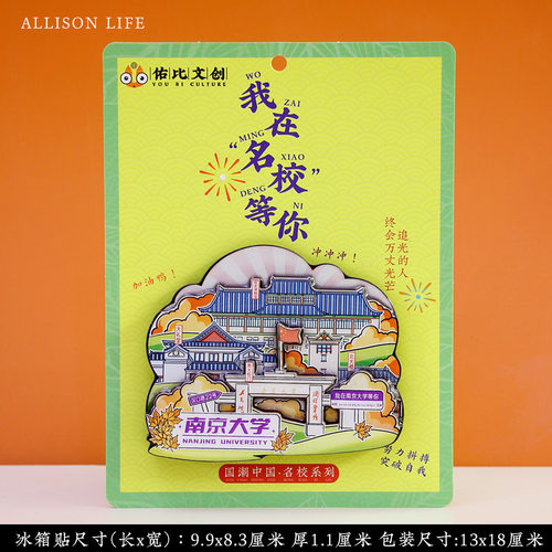 南京大学冰箱贴 南大冰箱贴 南京大学文创 南京大学纪念品985