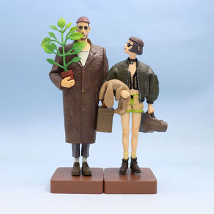 这个杀手不太冷 莱昂 里昂 玛蒂尔达 套装 电影周边 模型盒装摆件