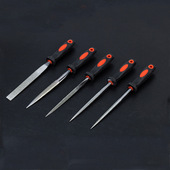 三角 圆 四角 半圆 双色娃娃柄什锦锉刀塑盒组套平扁