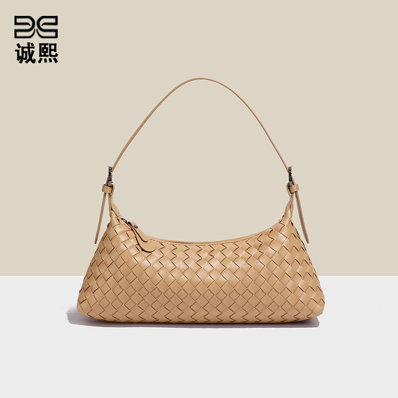 2026手提包包女夏季新款编织包感单肩斜挎包小仙女百搭时尚手拎包