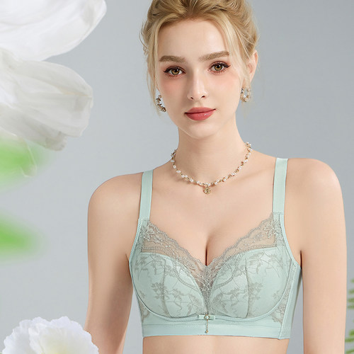 【1.5厘米中模杯】2025冬新款 无钢圈性感蕾丝文胸聚拢收副乳857