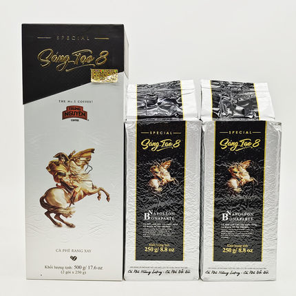 越南原装G7TRUNNGUYEN中原SANGTAO8号滴漏咖啡粉500g包邮代购