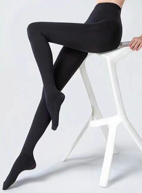 大洪推荐同款保暖提臀简约百搭显瘦连体裤袜打底袜啵啵袜