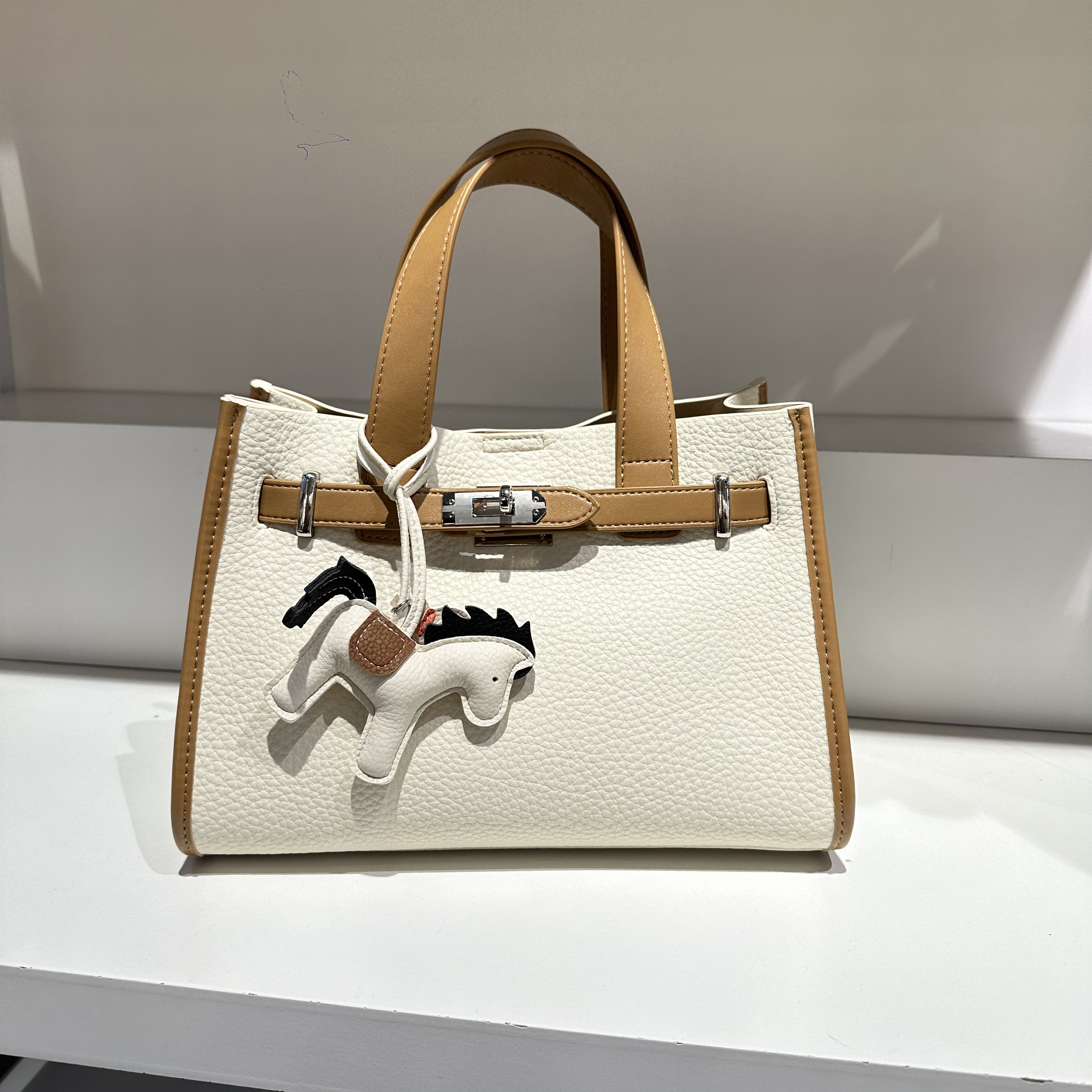 新款时尚通勤手提斜挎大容量子母包休闲女包百搭洋气包简约包包