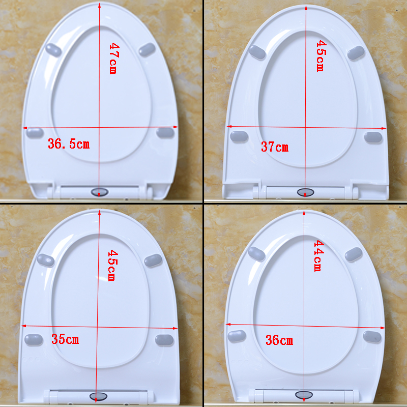 家用马桶盖通用座便盖大V大U型上装一键快拆坐便器盖板通用马桶圈