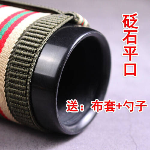 4cm艾条圈砭石艾灸罐艾灸筒艾灸家用刮痧砭石温灸仪MY5cm砭石平口