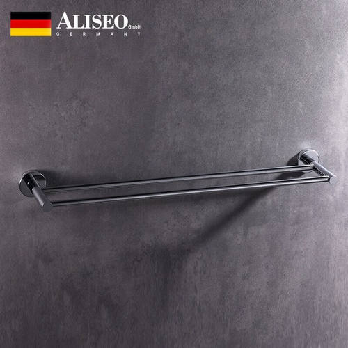 艾利秀（Aliseo）德国Aliseo/艾利秀单双毛巾杆卫生间浴巾挂毛巾