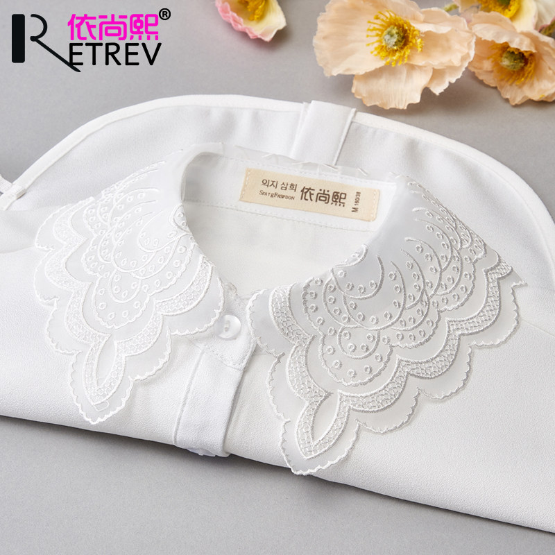 YI SHANGXI FAKE COLLAR CHILDREN VERSATILE FAKE COLLAR WHITE INNER SWEATER DECORATIVE FAKE COLLAR ORGANZA SHIRT COLLAR CHILDREN