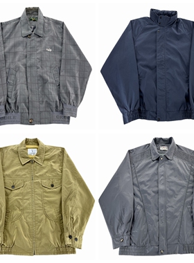 vintage古着棒球服复古哈灵顿工装阿美咔叽港风做旧春秋外套V427