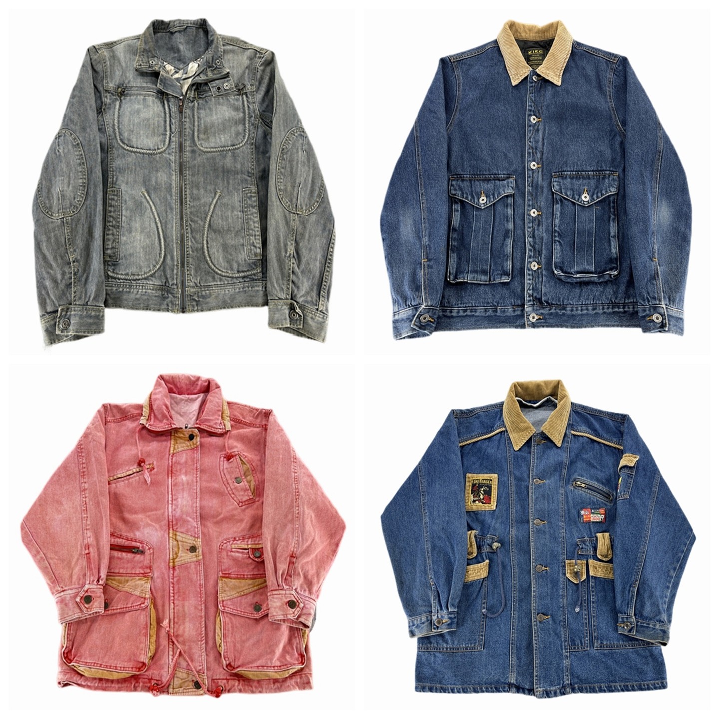 vintage古着牛仔美式复古水洗BF阿美咔叽港风男女做旧秋冬外套N74,男装,夹克,淘宝优惠券,粉丝福利购,淘宝优惠卷