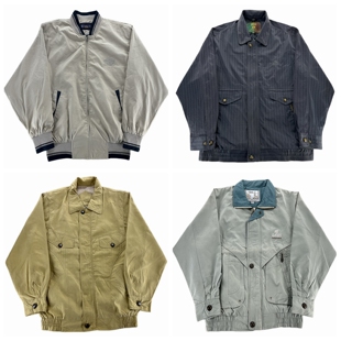 vintage古着棒球服复古哈灵顿工装阿美咔叽港风做旧春秋外套V425