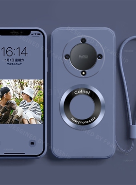适用Honor荣耀X9A手机壳X9B液态X9D硅胶X9C磁吸X8A X8B无线充电magic6 Magic7 magic8 lite保护套防摔软壳Pro