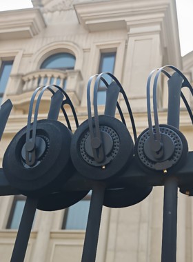 便捷极简mmcx头戴耳机50MM大单元 HiFi金属横梁 定制中空海绵套