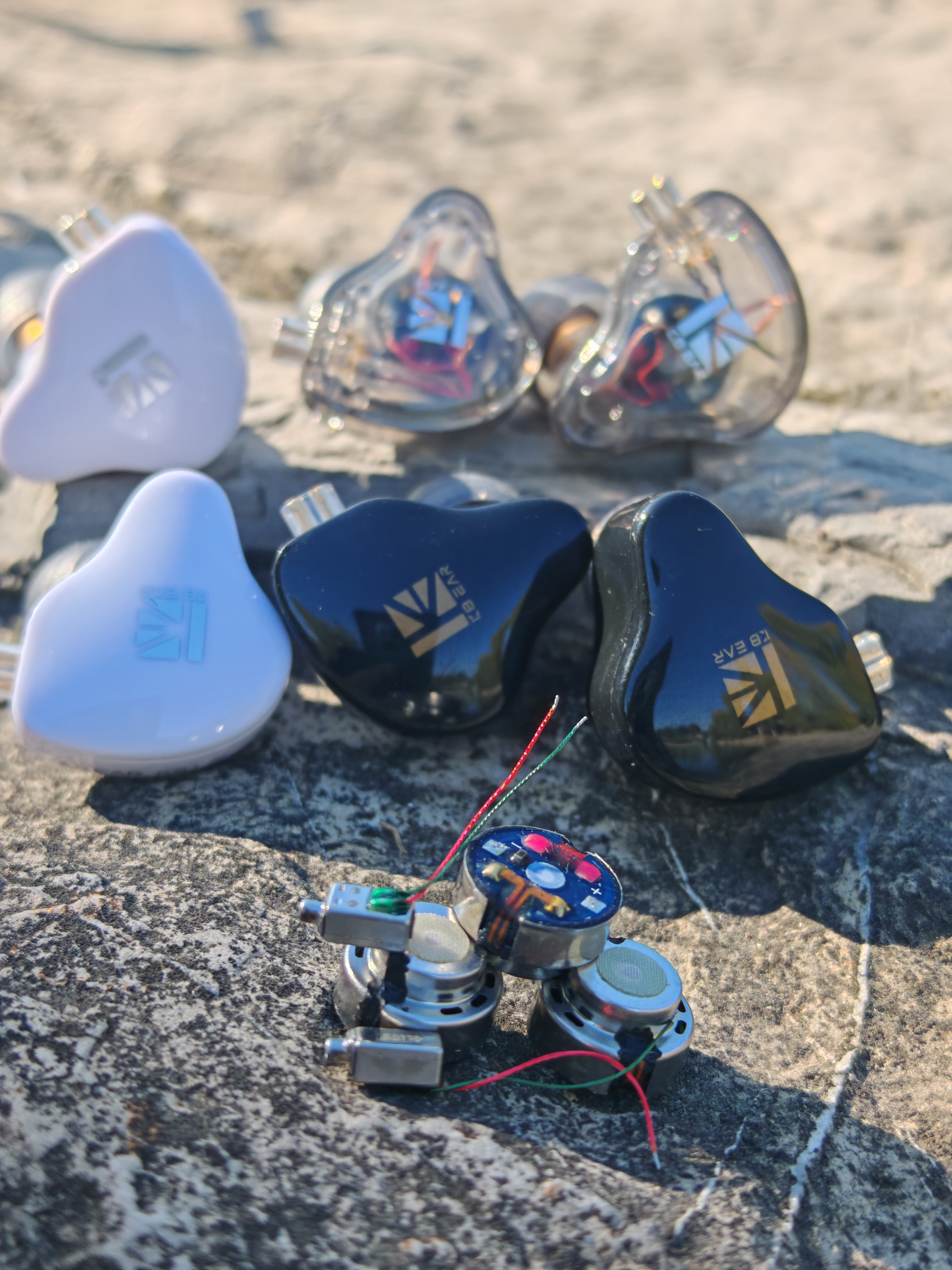 低压驻极体静电动圈复合单元加超高频动铁定制发烧耳机 0.78插针