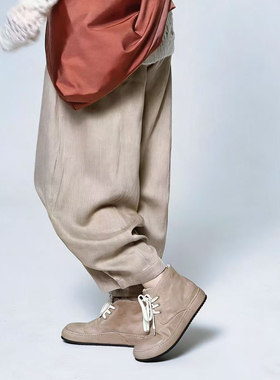 Mantova冬季新款棉鞋水洗马皮羊毛短靴勃肯系带通勤百搭保暖抗风