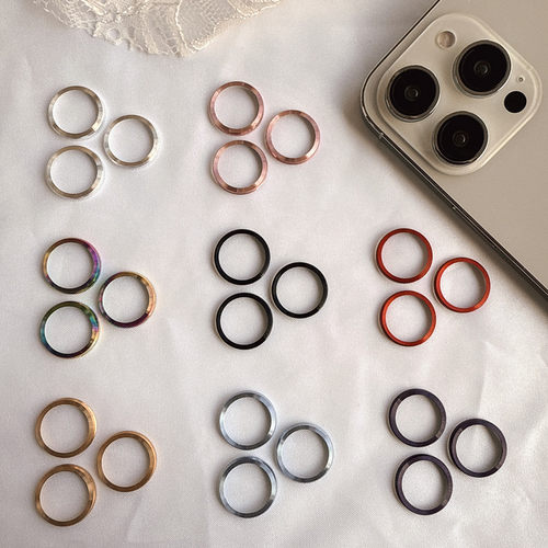 镂空金属圈苹果17promax镜头贴