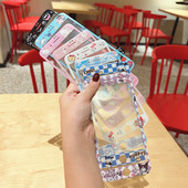 SE2代卡通彩膜新款 可爱库洛米大耳狗iPhone8Plus手机贴膜适用于苹果7 8全屏玻璃膜6s