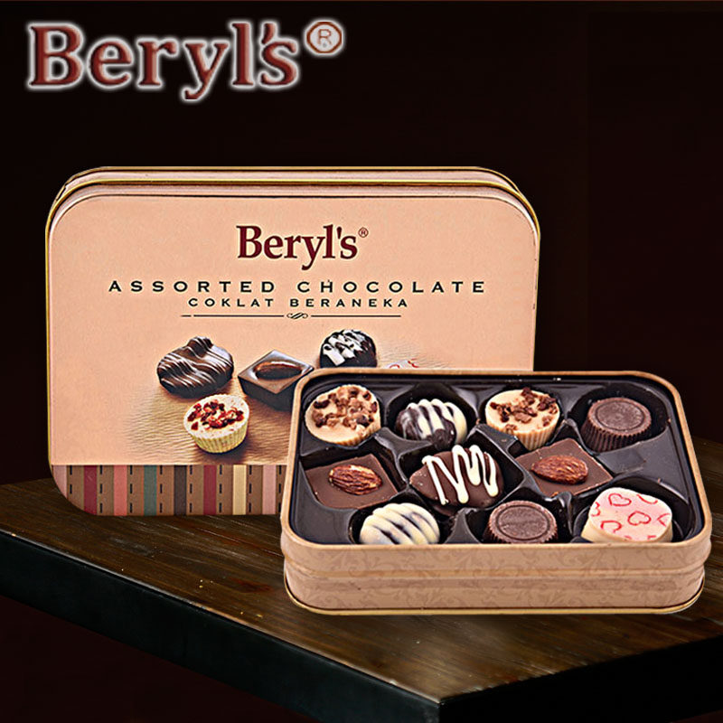 包邮马来西亚Beryl&rsquo;s倍乐思什锦进口巧克力85克 礼盒装 喜糖零食