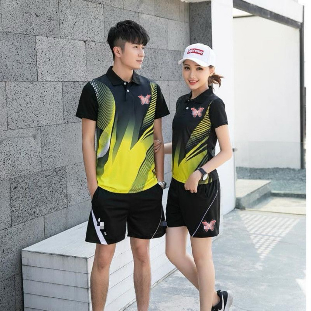 速干蝴蝶乒乓球服套装男女短袖运动服儿童乒乓球服训练服定制印字