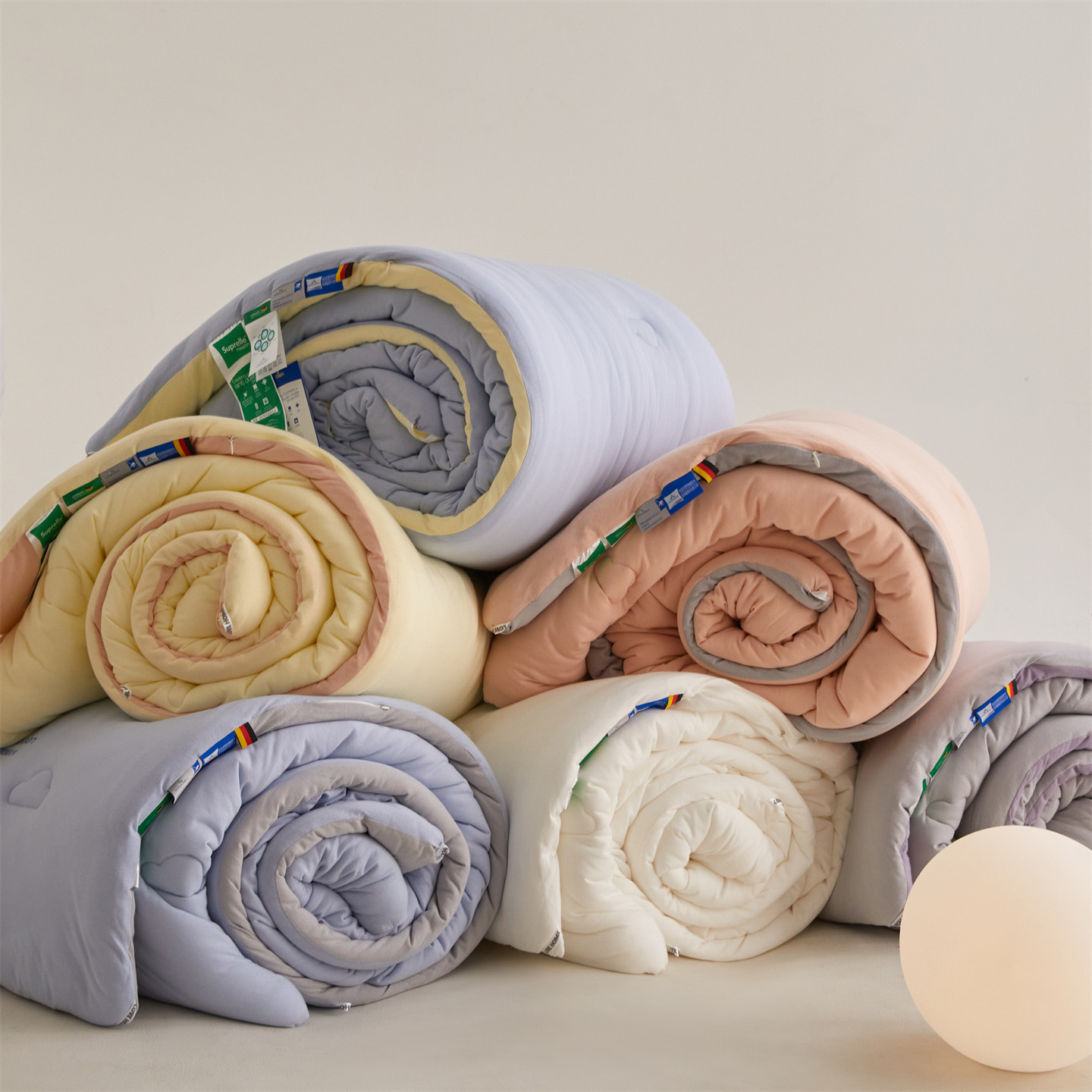 全棉A类针织 零压 深睡 德国ADVANSA 抑菌 100%阻螨低致敏秋冬被