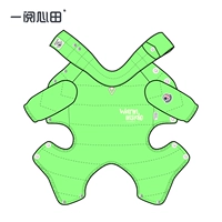 Флуоресцентная зеленая (четыре -футовая одежда)