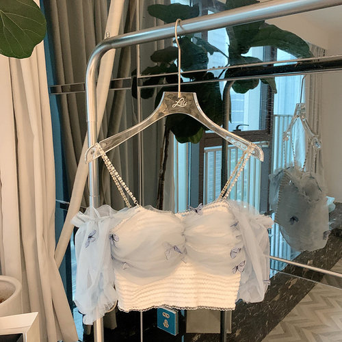 吊带上衣水钻吊带甜美测试推荐