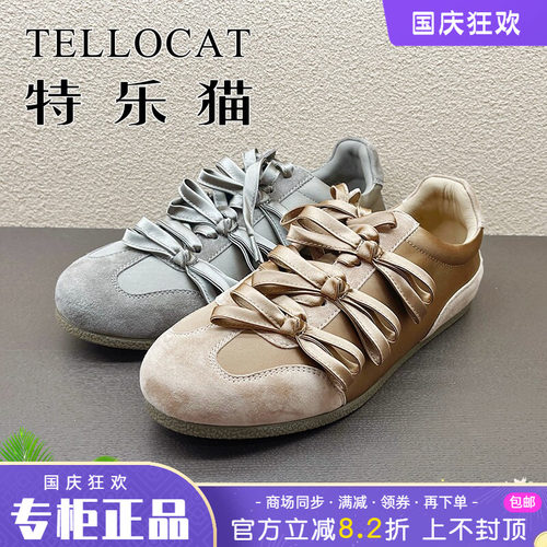专柜正品特乐猫女鞋2026秋新款低跟平底舒适圆头时尚单鞋板鞋