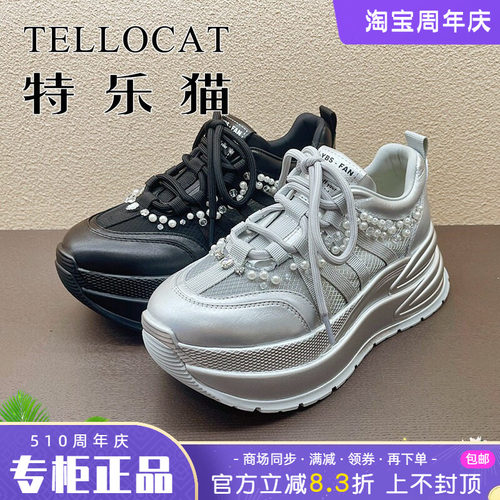正品TELLOCAT特乐猫女鞋2025春季透气舒适系带运动鞋时尚个性