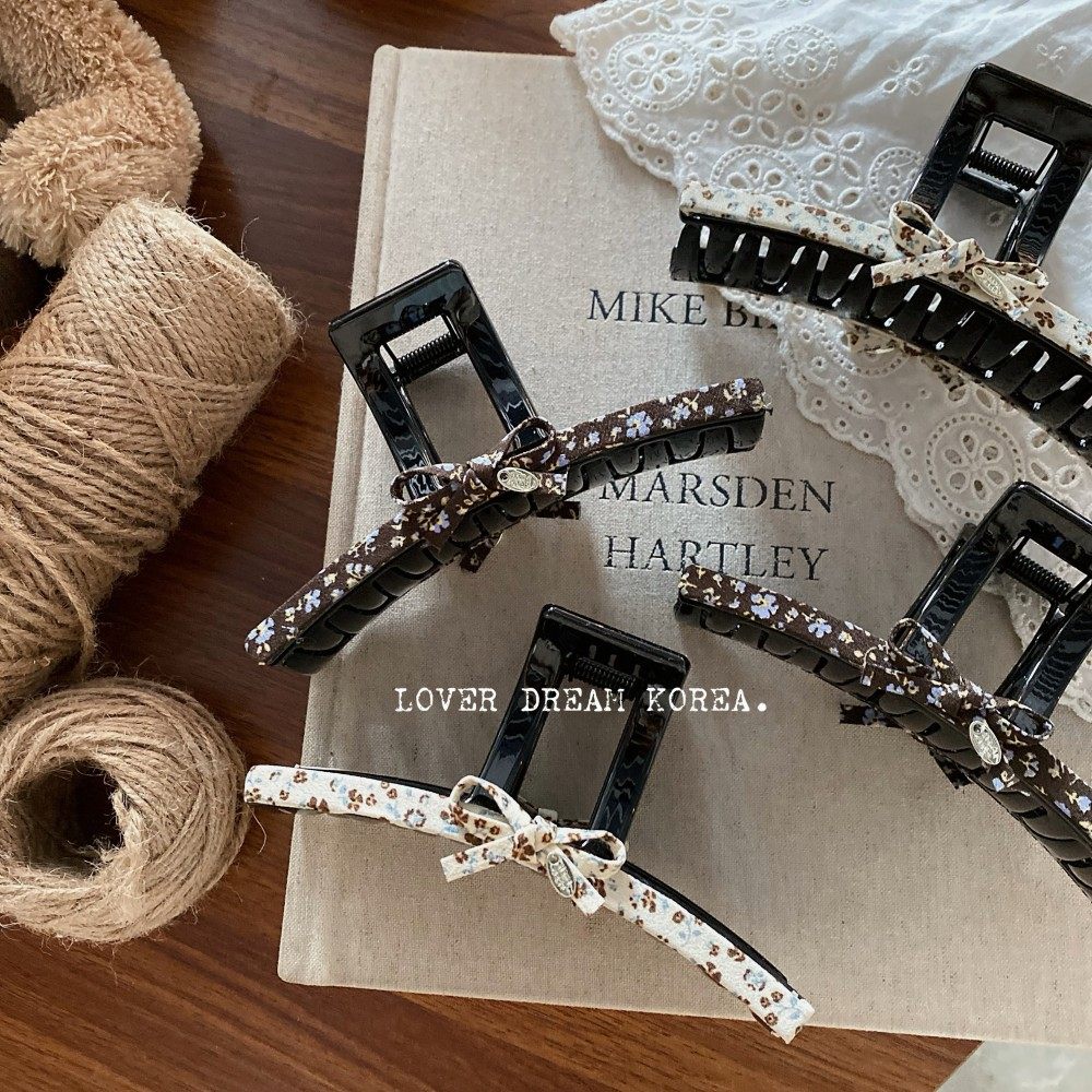 碎花气质~感夏季抓夹布艺后脑勺发抓优雅法式大号鲨鱼夹发饰,饰品/流行首饰/时尚饰品新,发饰,淘宝优惠券,粉丝福利购,淘宝优惠卷