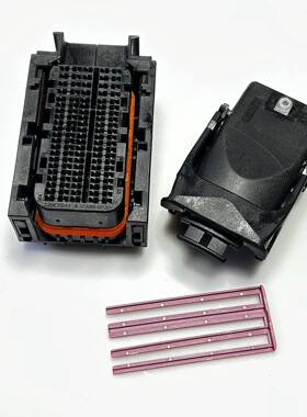 4H0 906 235 原装105孔大众奥迪大通发动机电脑板插头2208720-1