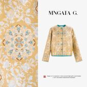 外套5040978 早春新中式 曼加塔 曼奢宋锦·织金宝相花