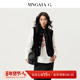 MNGATA 双面穿马甲外套 桑蚕丝新中式 G.宫小妍 曼奢水貂·红里