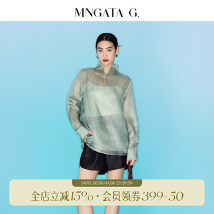 织金桑蚕丝提花新中式 国风上衣6010605 玉琢·炫彩萝 宫小妍