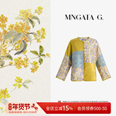 早秋新中式 曼加塔 日进斗金 风休闲百搭外套50317