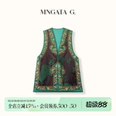 中长款 桑蚕丝拼接新中式 马甲6030224 如意园林 宫小妍