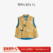 桑蚕丝夏日中式 曼加塔 曼奢宋锦·朱雀蝴蝶 马甲5042761