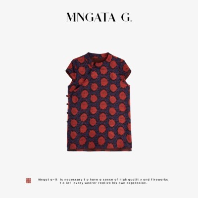 曼加塔真丝香云纱新中式裙子