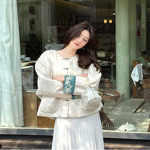 暮亭雪新中式盘扣秋冬气质短款棉衣棉服女棉衣外套女不臃肿