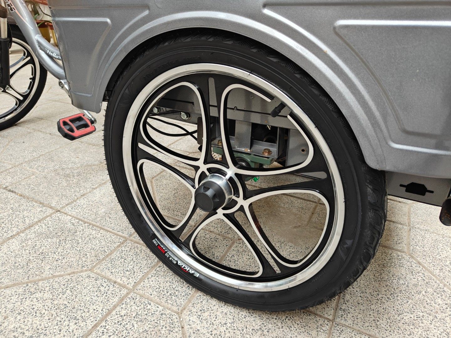 助力三轮车配件前后刹车控制器链条轴承前叉