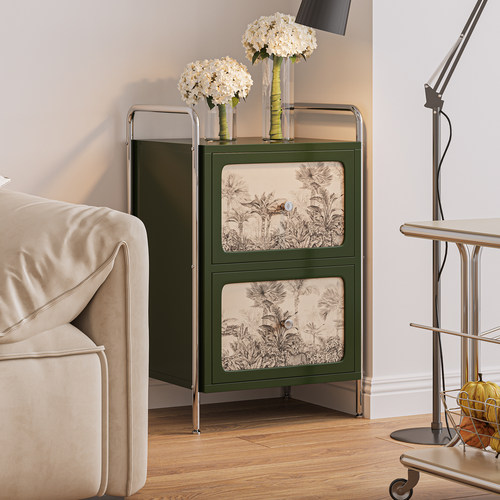 谷及简约现代实木艺术风格床头柜